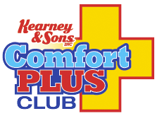 Kearney & Son's comfort plus logo