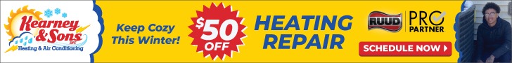$50 off heating repair
